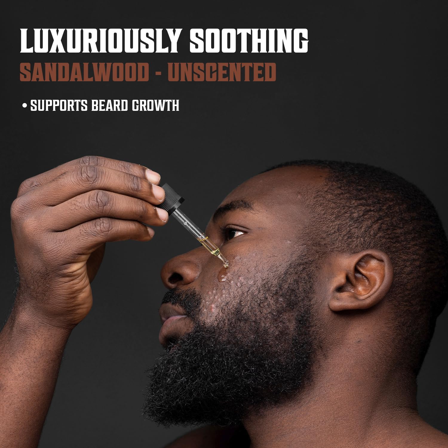 Viking Revolution hands smoothing beard for a softer, frizz-free look.
