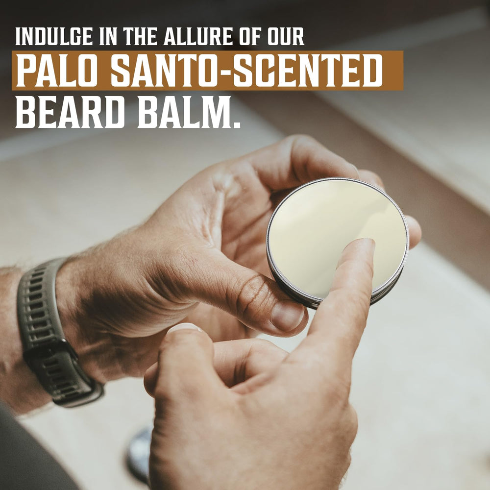 Viking Revolution Beard Softener Styling Balm demonstrates easy grooming and control for a polished look.
