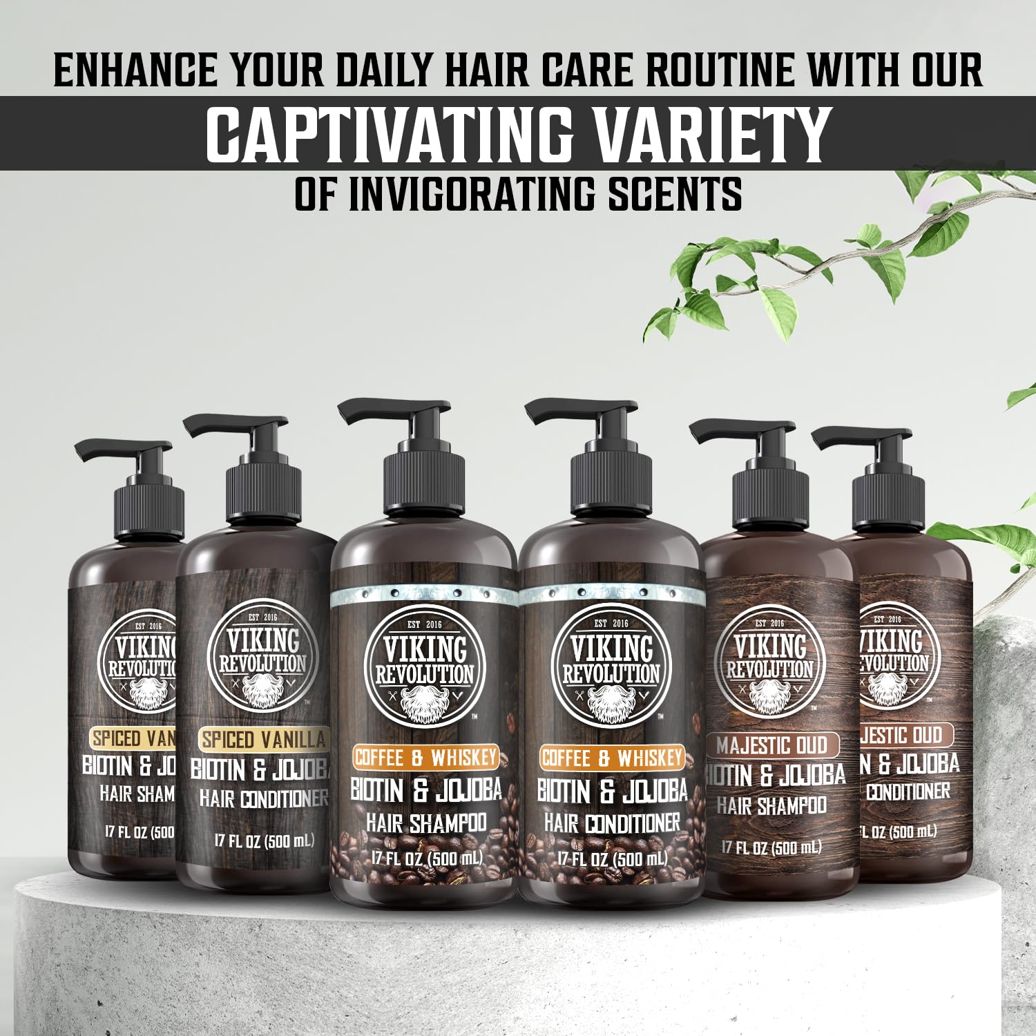 Viking Revolution coffee whiskey scent close-up conveying premium fragrance experience