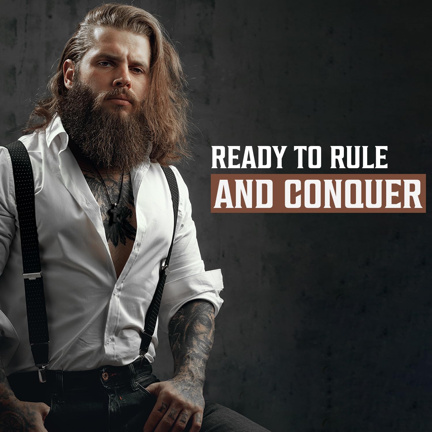 Viking Revolution grooming routine illustration for daily beard care.
