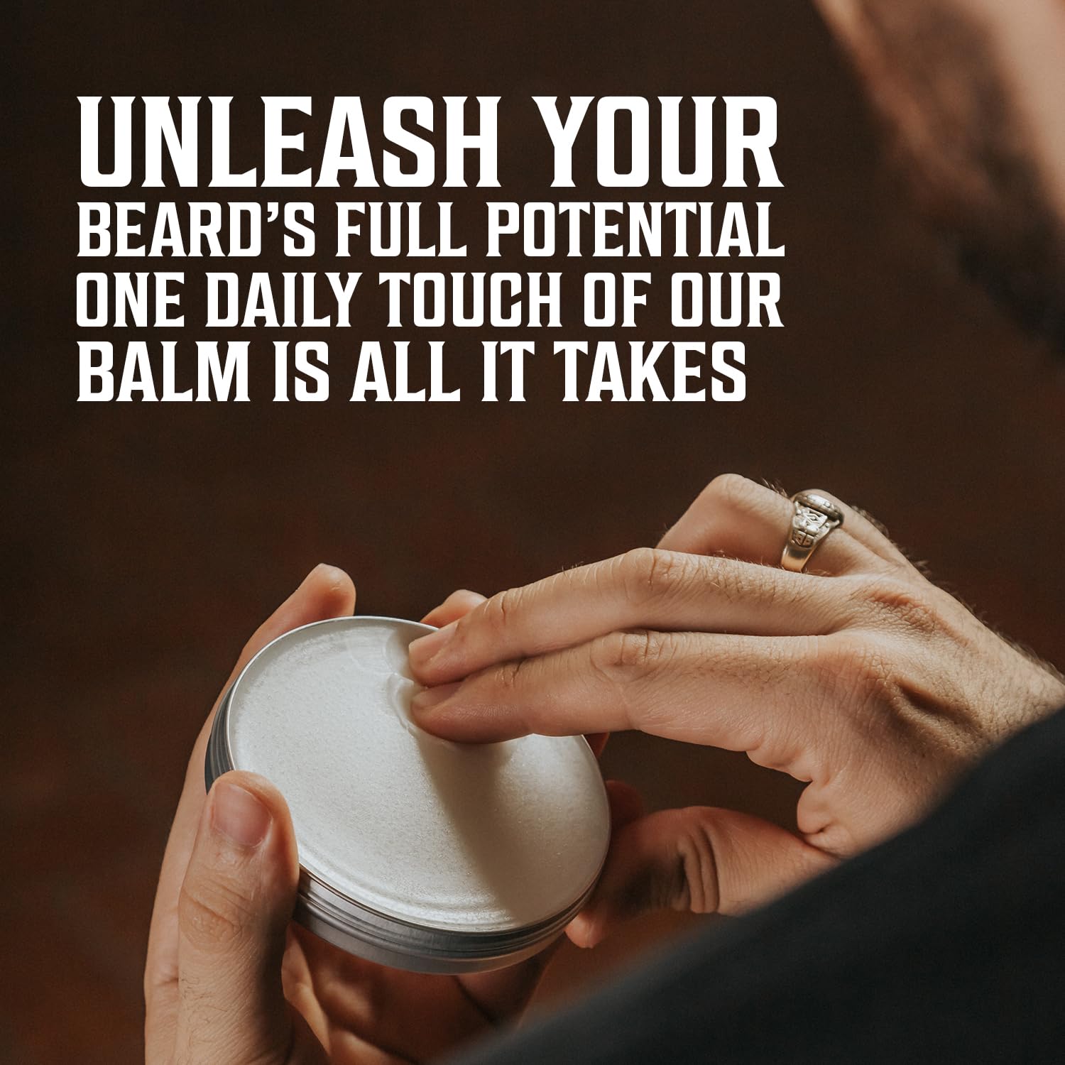 Viking Revolution leave-in beard conditioner application for easy grooming