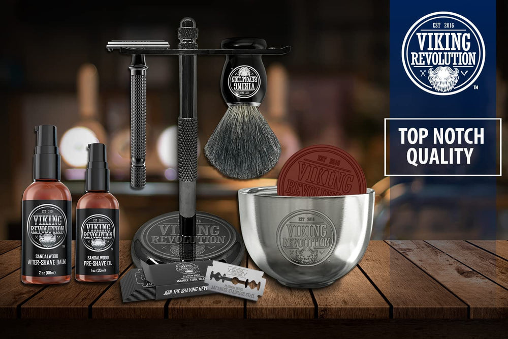 Viking Revolution luxury shave soap provides rich scent and smooth glide