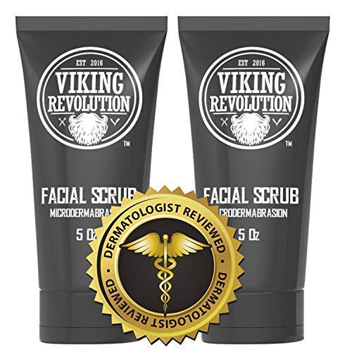 Viking Revolution microdermabrasion scrub closeup texture highlights sandy particles for effective cleaning.