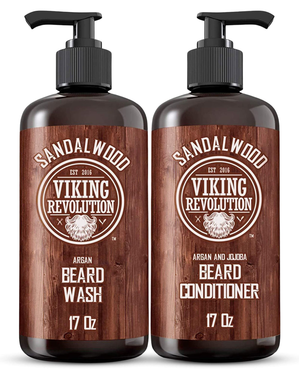 Viking Revolution moisturizing beard oil highlight emphasizes deeper conditioning.