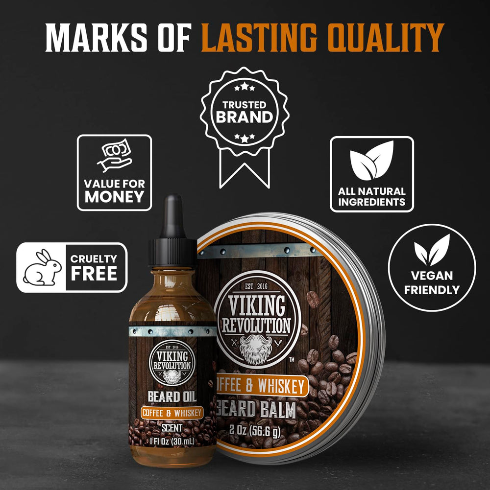 Viking Revolution natural ingredients label highlighting no harsh chemicals.