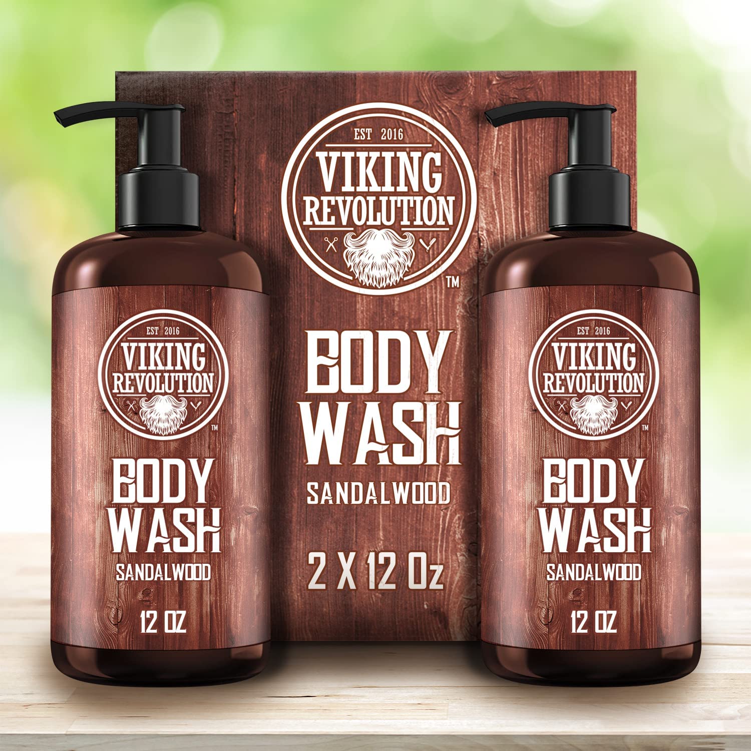 Viking Revolution pack of 2 body washes for home use