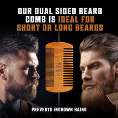Viking Revolution peppermint eucalyptus wash bottle offers refreshing beard cleansing.