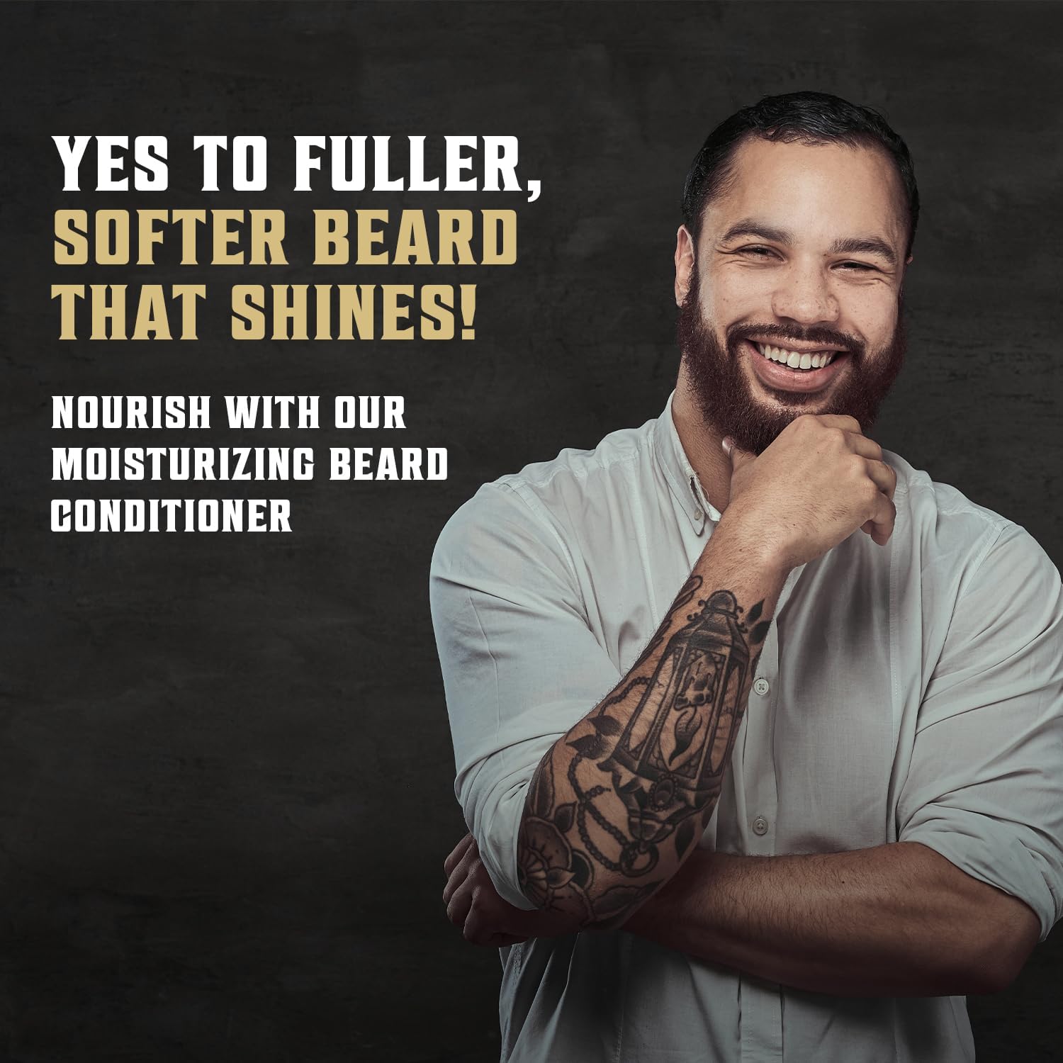 Viking Revolution Rich Lather Beard Wash shows creamy foam for thorough cleansing.