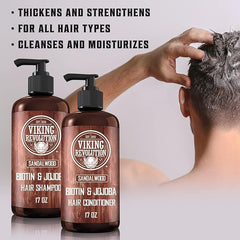 Viking Revolution Sandalwood Conditioner bottle emphasizing deep moisture and scent.