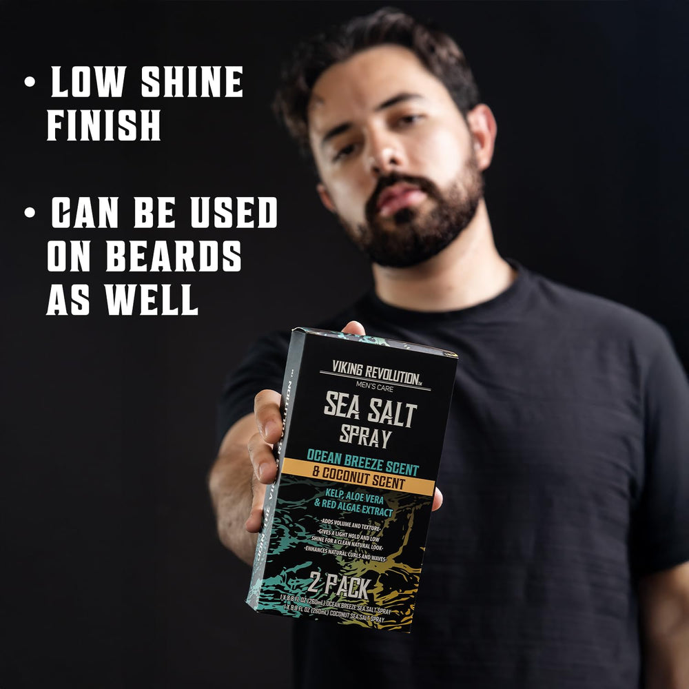 Viking Revolution 8.8oz bottles promise long-lasting beach-ready texture.