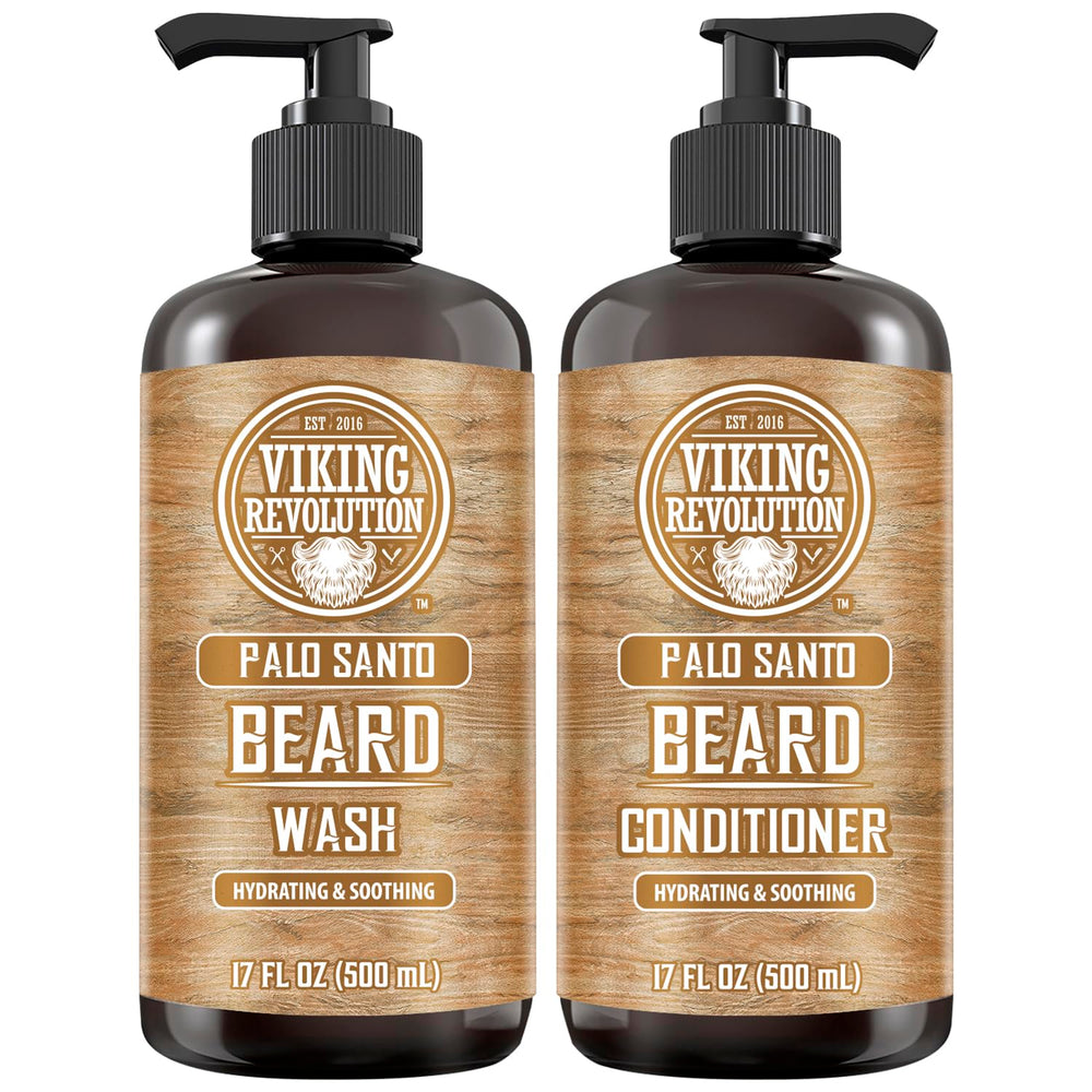 Viking Revolution finished beard after use showing shine and softness