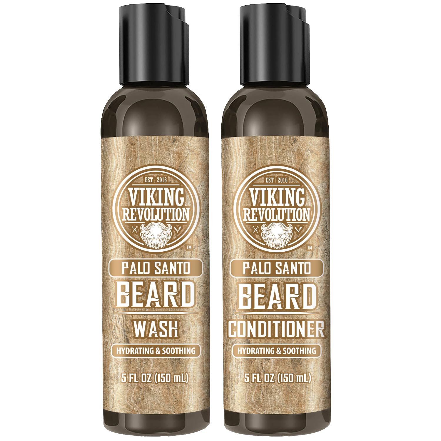 Viking Revolution Softened Beard Finish Closeup—visible shine from daily care.