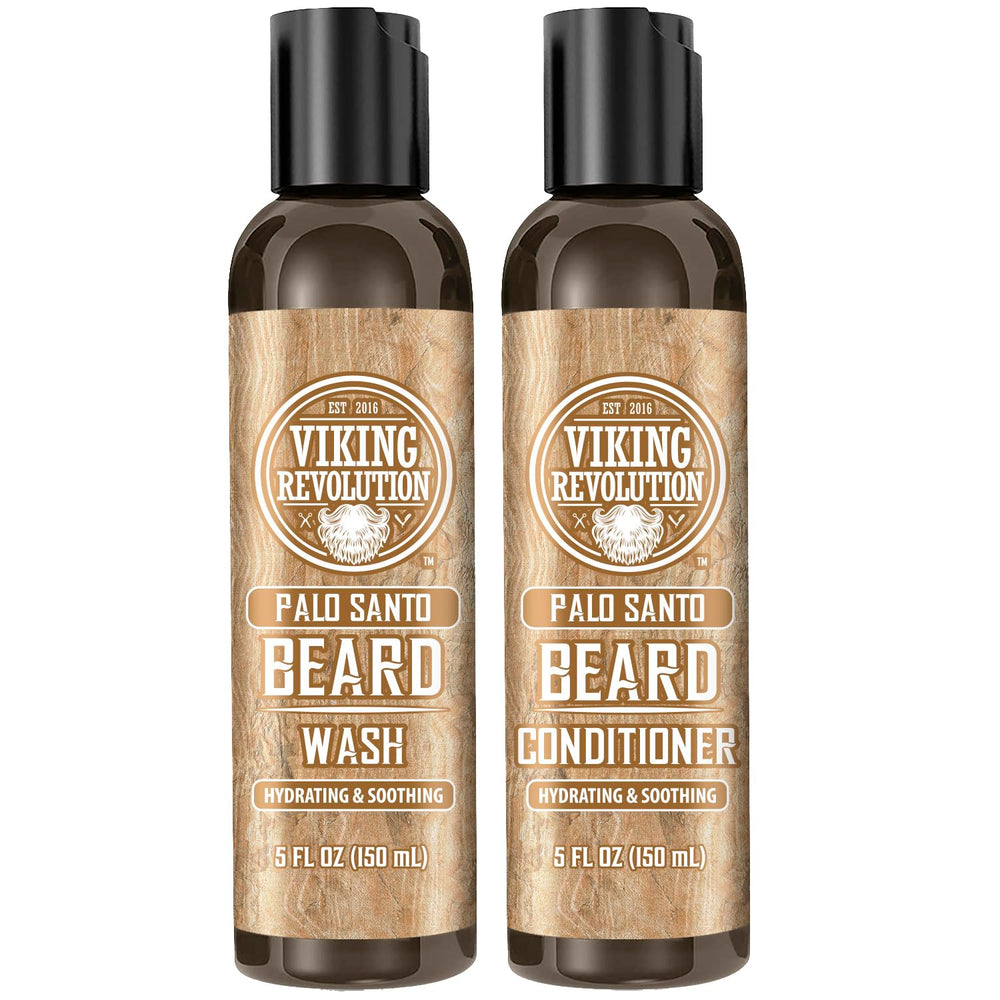 Viking Revolution Softened Beard Finish Closeup—visible shine from daily care.