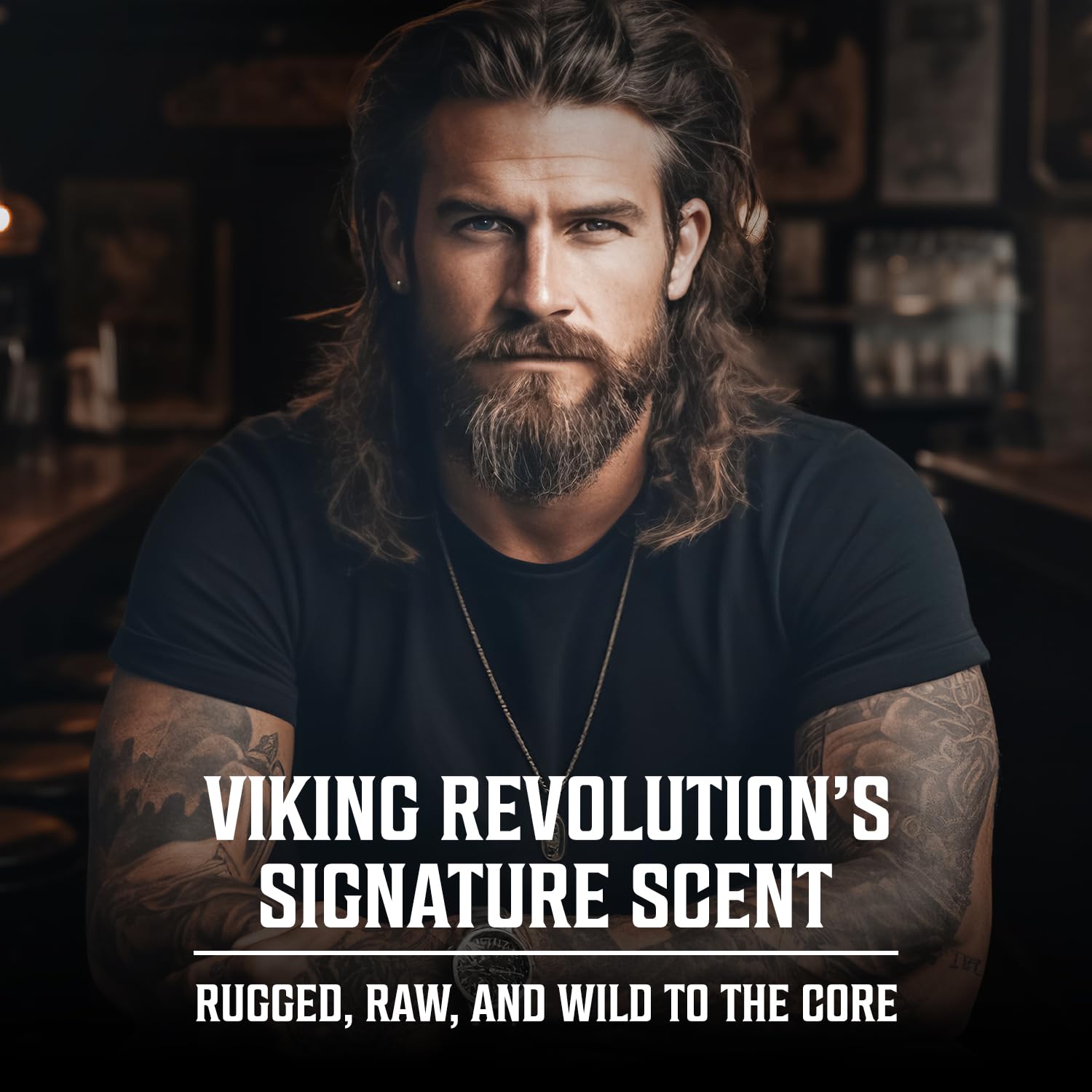 Viking Revolution Spiced Vanilla Cologne cream note closeup highlighting smooth texture.