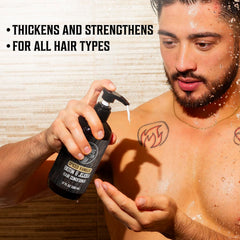 The easy-to-use pump for Viking Revolution Spiced Vanilla Shampoo and Conditioner.