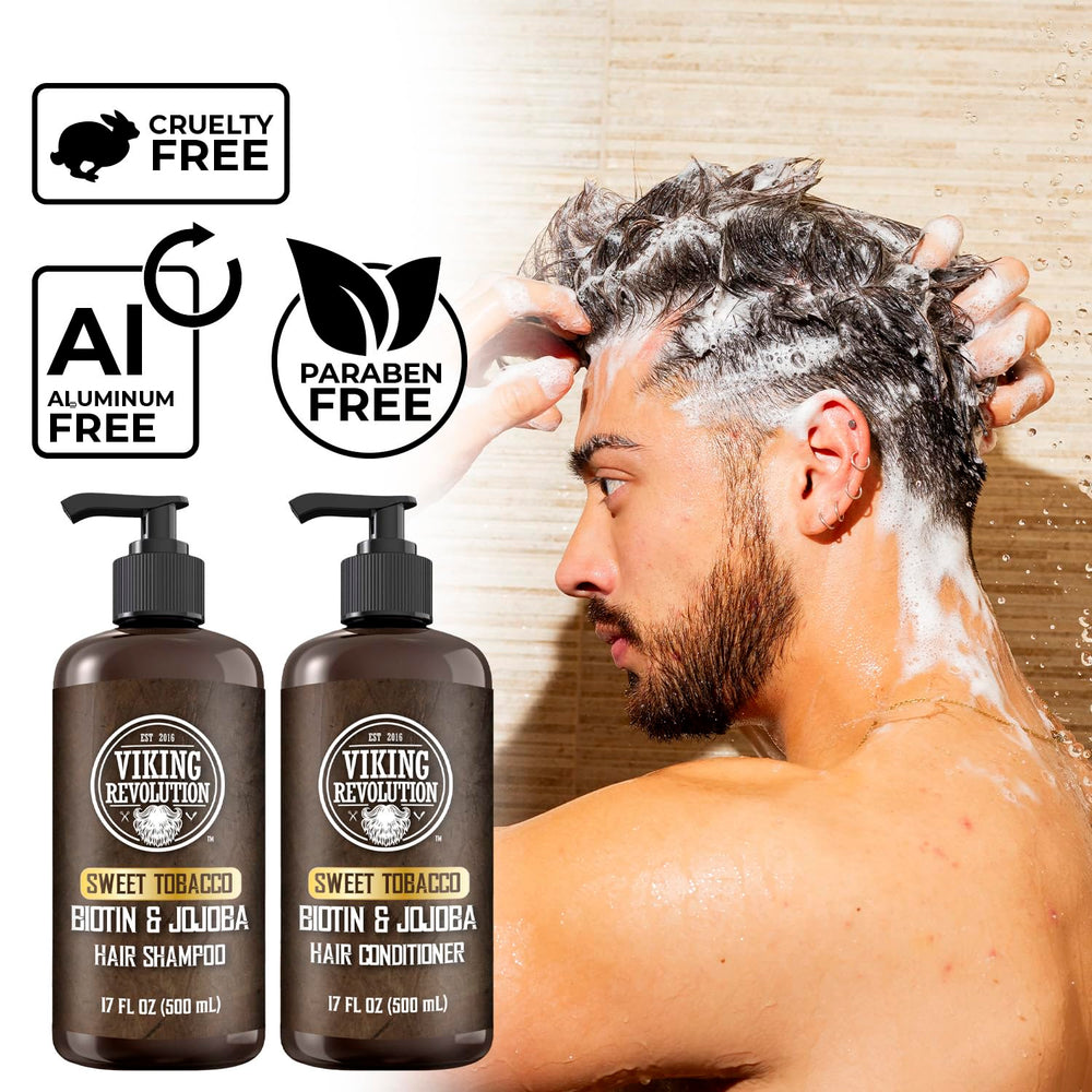 Viking Revolution Sweet Tobacco use in shower for cleansing and refreshing aroma.