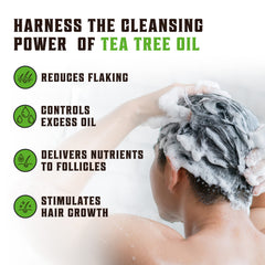 Viking Revolution Tea Tree Set packaging — complete hydrating hair care duo.