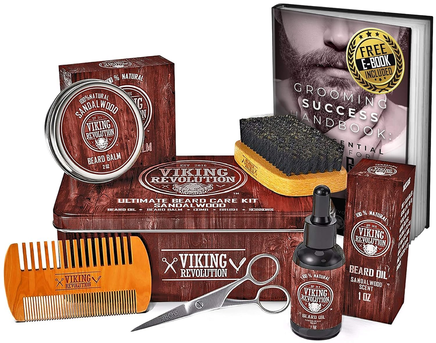 Viking Revolution beard scissors deliver precise trims for clean edges.