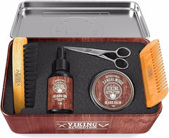 Viking Revolution sandalwood oil nourishes beard with light moisture.