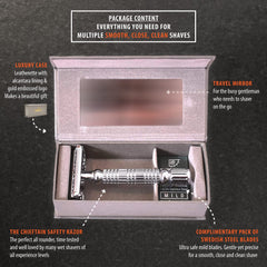 Vikings Blade luxury case shown, ideal for travel and gifting