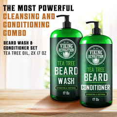 Viking Revolution beard conditioner bottle delivers deep conditioning for softer beard