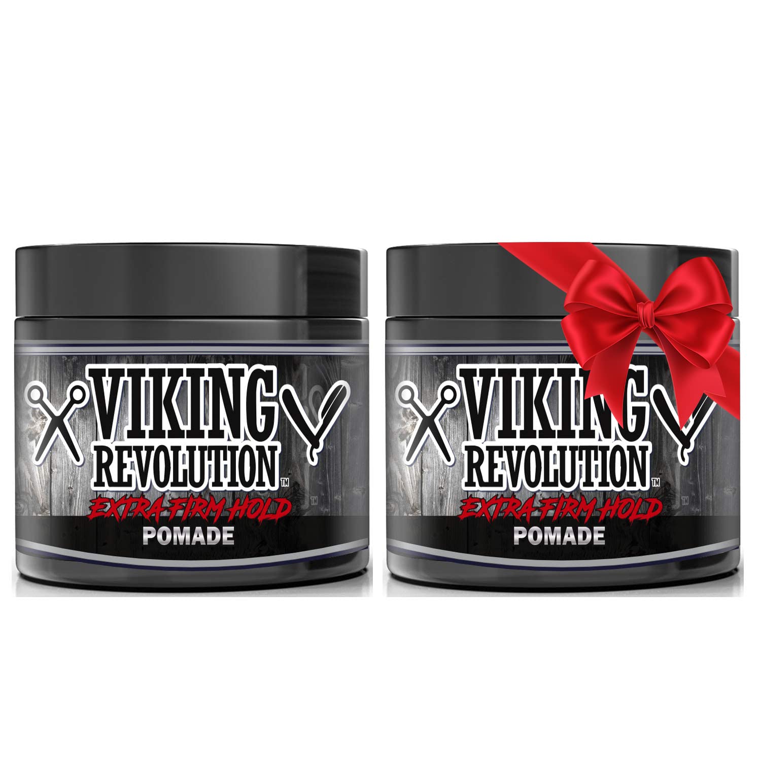 Viking Revolution Extreme Hold Pomade bottle top for controlled, mess-free dispensing