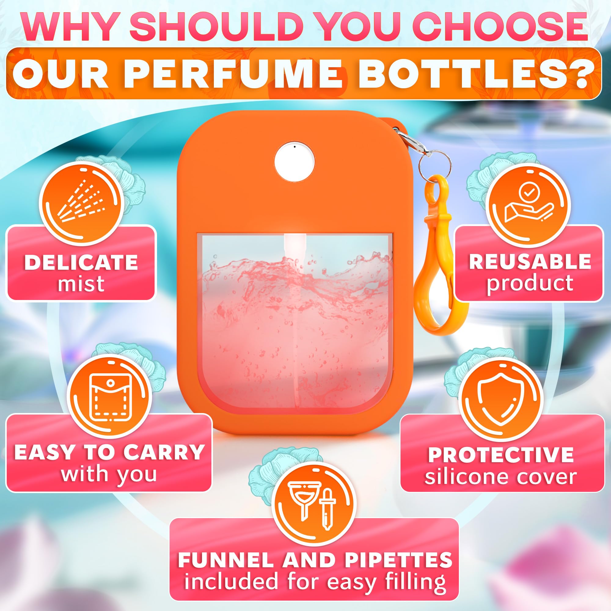 VIKROM refill funnel simplifies quick fragrance refills