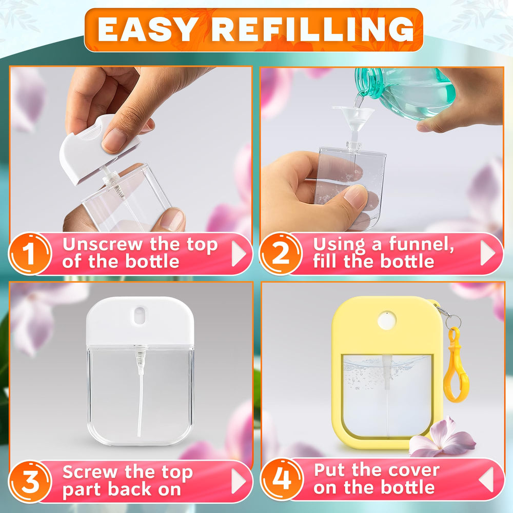 VIKROM transparent square bottle shows liquid level clearly