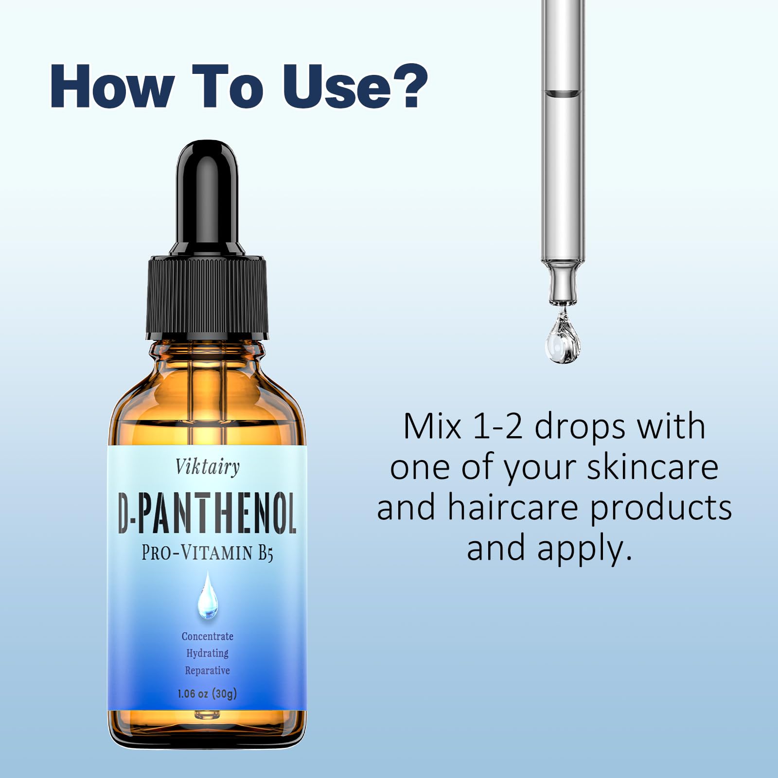 Viktairy D-Panthenol mixing step for DIY moisturizer or serum