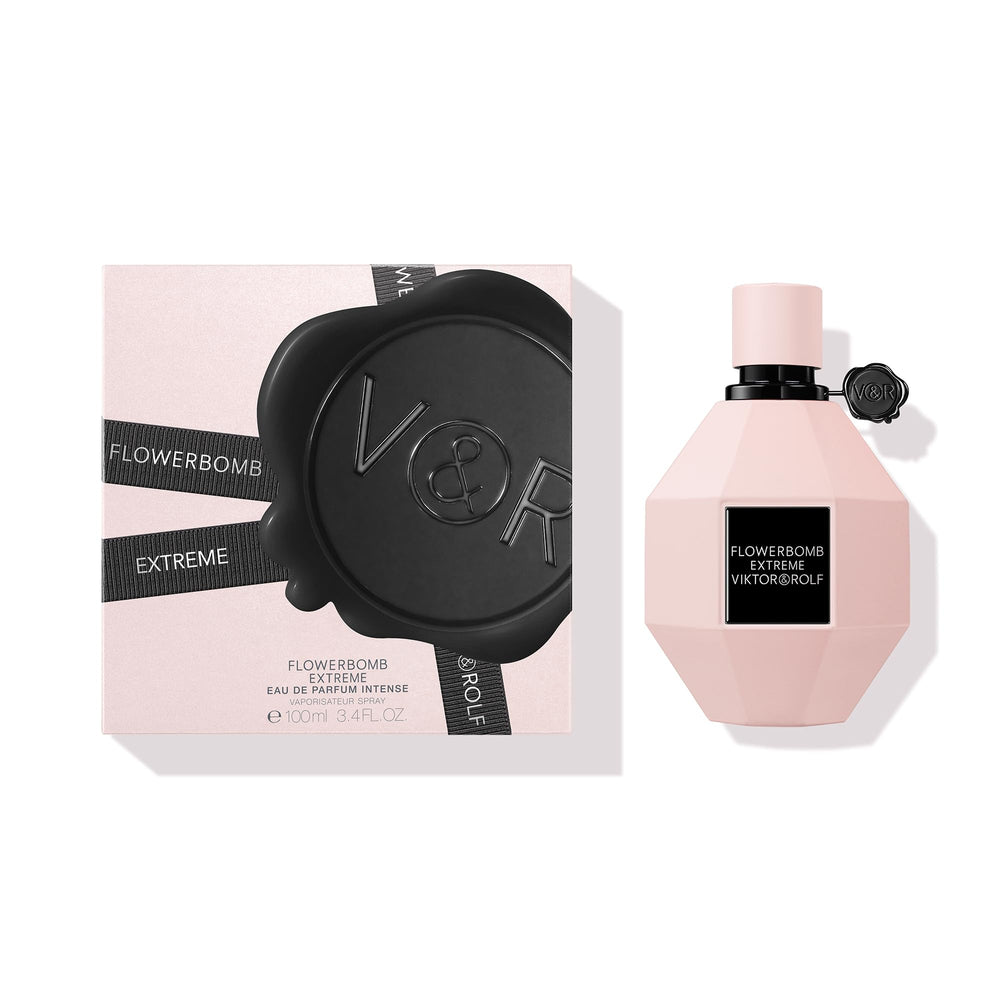 Viktor&Rolf Flowerbomb Extreme luxe packaging on display for collectors