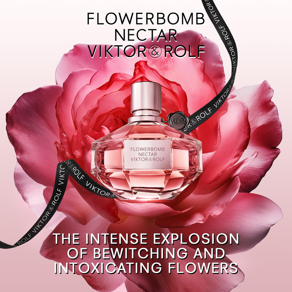 Viktor&Rolf Flowerbomb Nectar outer packaging box for gift-ready presentation