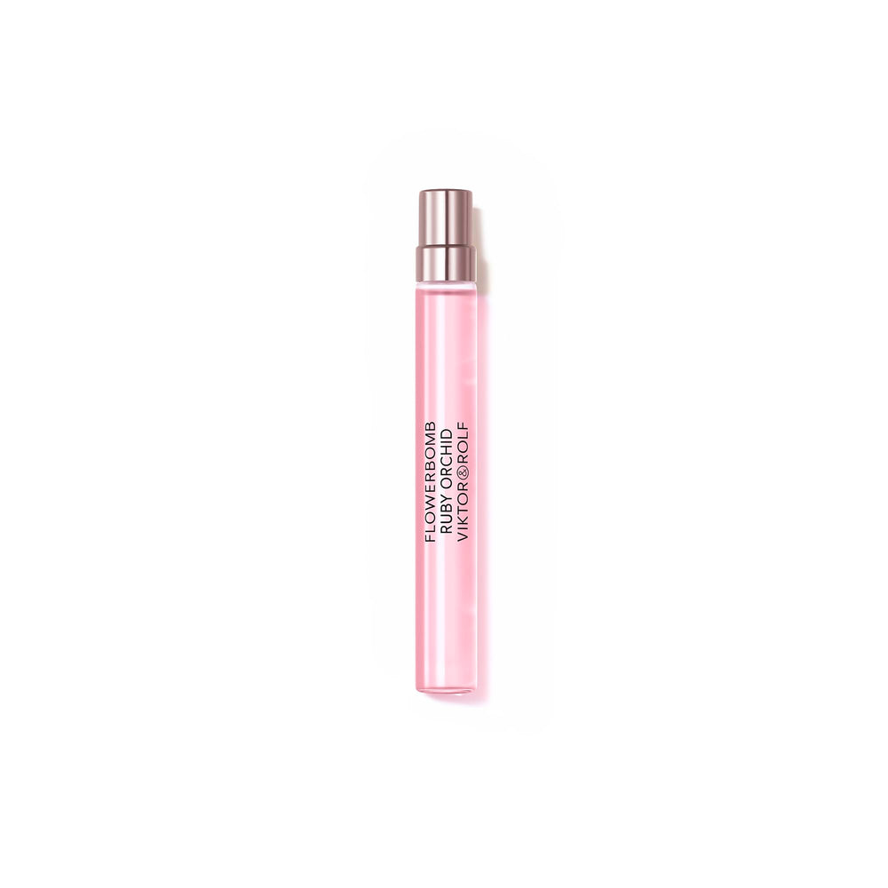 Viktor&Rolf Flowerbomb Ruby Orchid bottle front view for romantic evenings