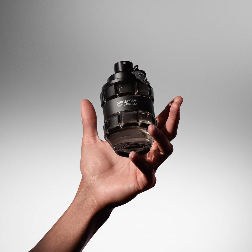 Viktor&Rolf Spicebomb display on table for premium styling