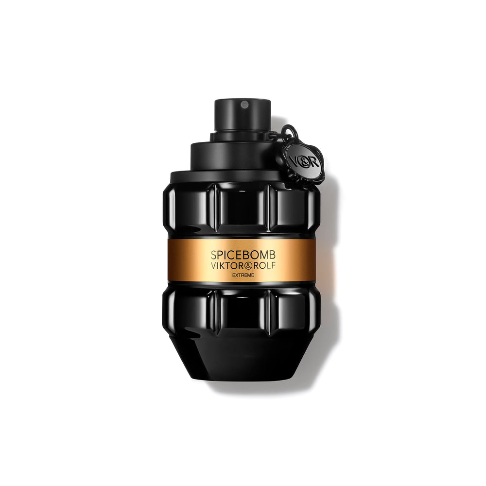 Viktor&Rolf Spicebomb Extreme bottle front view showing bold masculine fragrance.