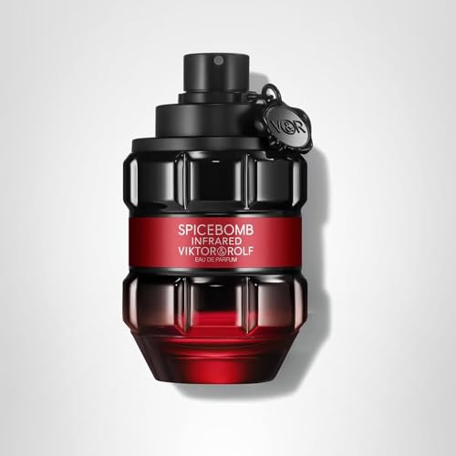 Viktor&Rolf Spicebomb Infrared wearing idea photo suggests confident evening wear
