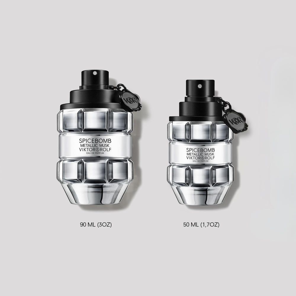 Viktor&Rolf Spicebomb Metallic Musk gift box hints at special-occasion gifting.