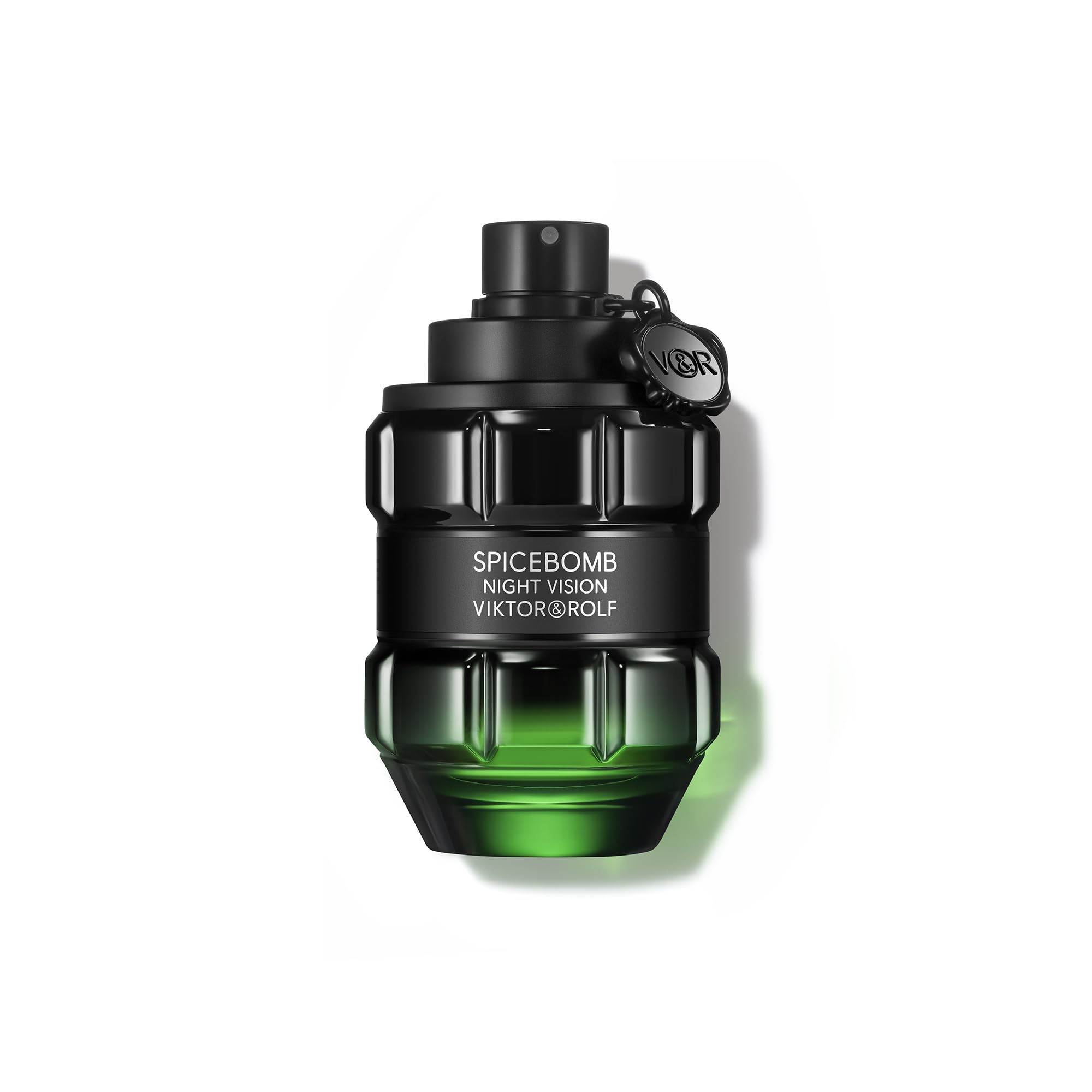Viktor&Rolf Spicebomb Nightvision bottle closeup showing bold design and masculine appeal