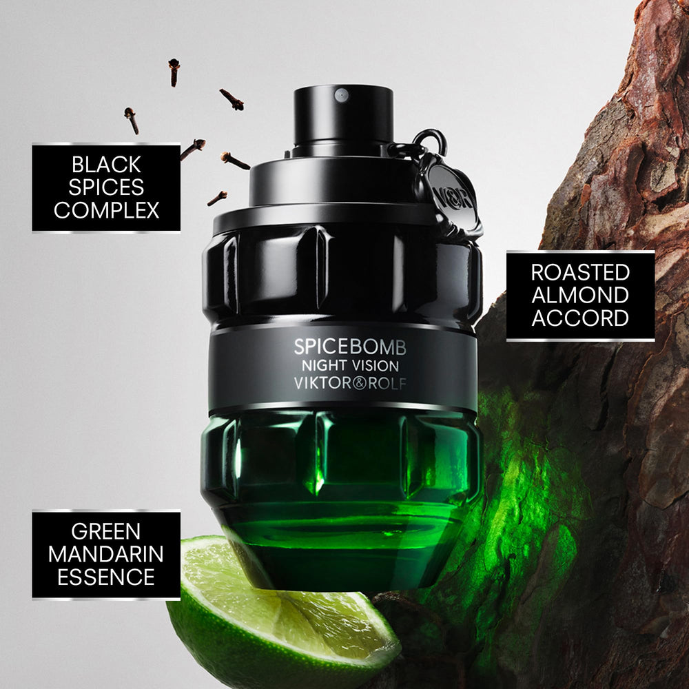 Viktor&Rolf Spicebomb Nightvision packaging highlighting premium presentation