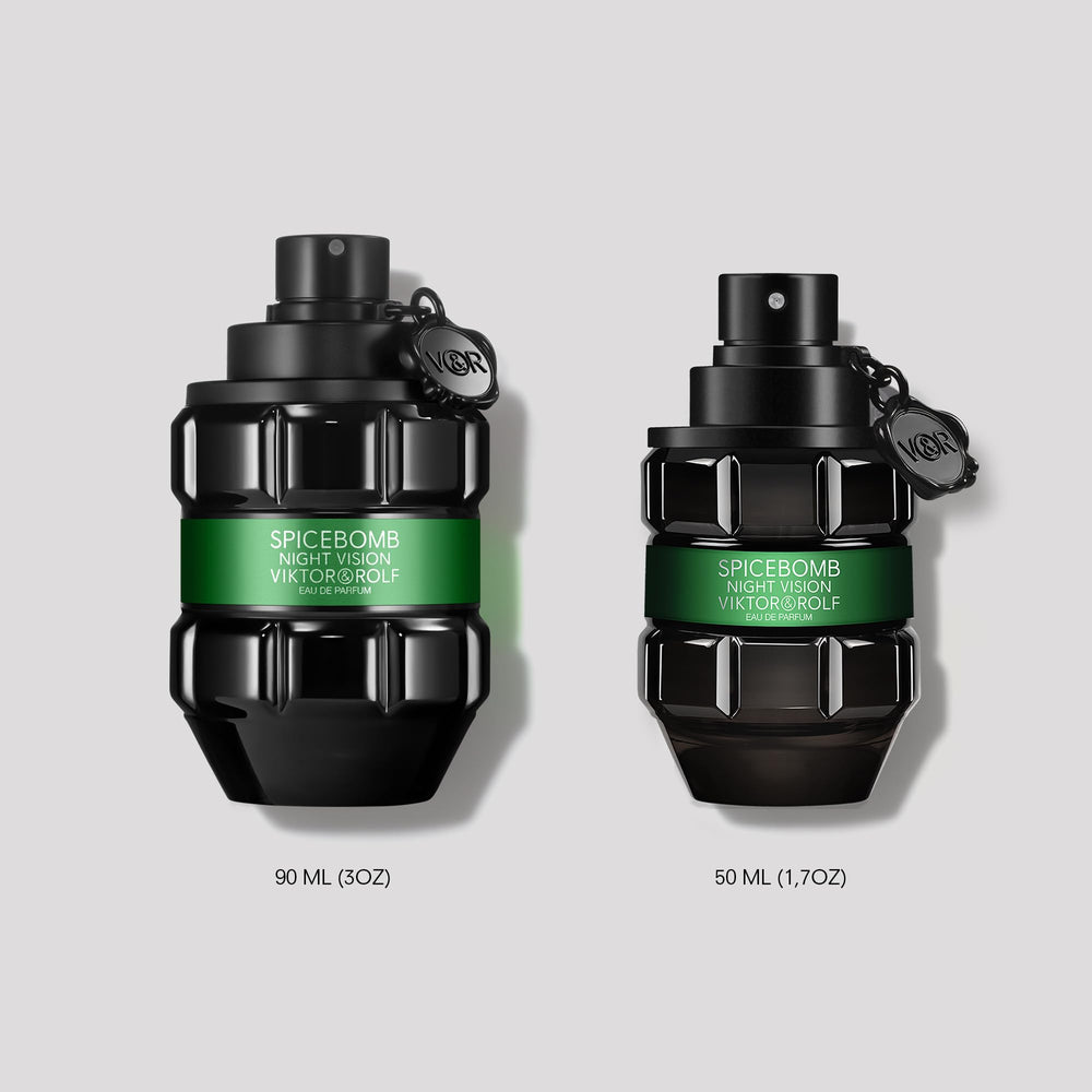 Viktor&Rolf Spicebomb Nightvision woodsy-tones note emphasizes masculine sophistication.