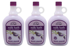 Village Naturals Therapy bath milk bottle pour for soft, hydrated skin