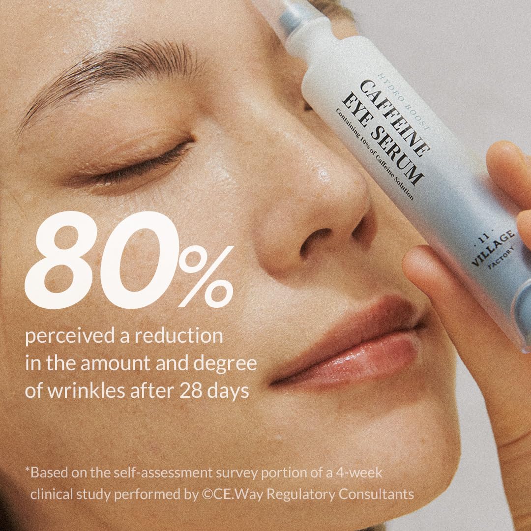 VILLAGE11FACTORY Hydro Boost niacinamide brightening targets dark circles for even tone.