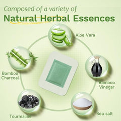 Villsure Foot Pads bamboo materials highlighted for natural wellness at bedtime