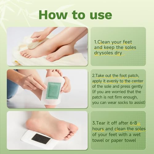 Villsure Foot Pads bamboo vinegar base shown for a calming nightly routine