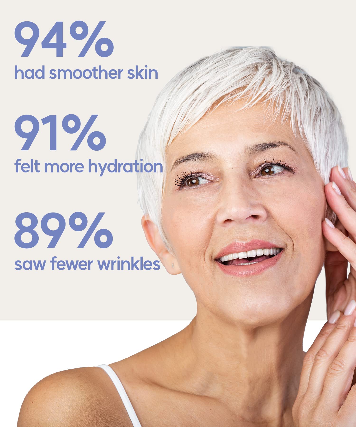 VILVIN three-pairs-pack displayed for convenient overnight skincare routine.