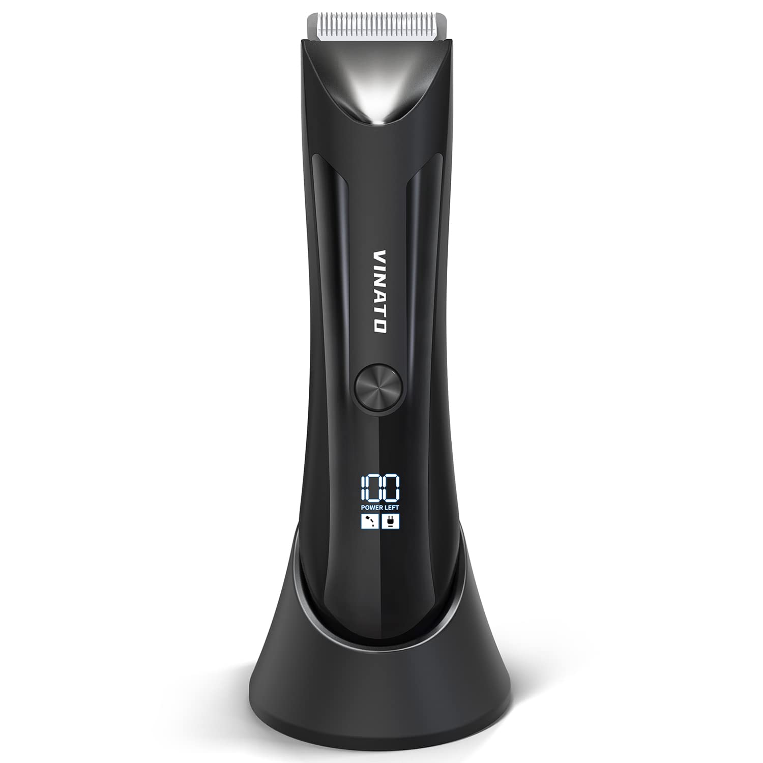 VINATO Electric Body Hair Trimmer front view for quick grooming sessions