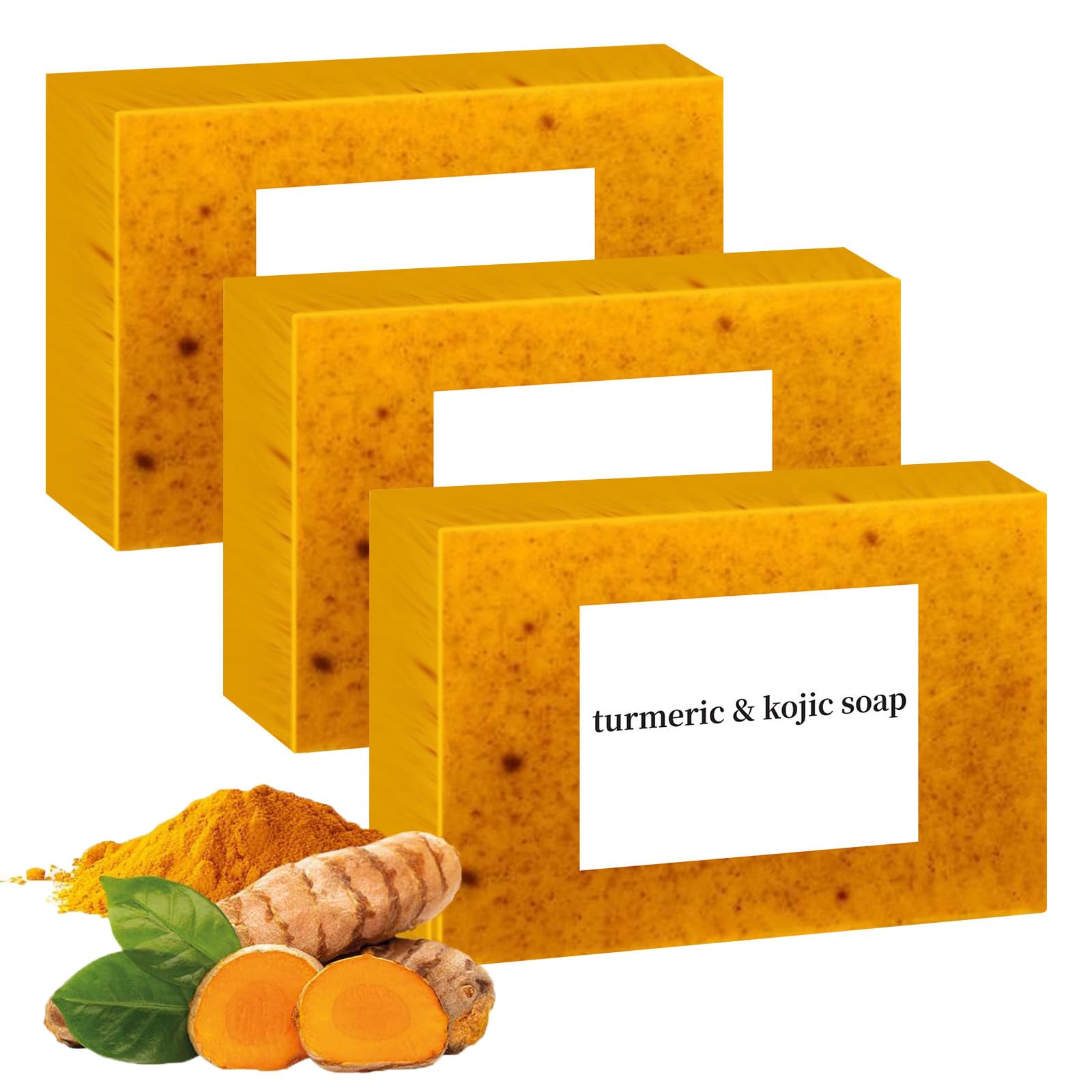 Vingtank lemon-turmeric soap pack close-up promotes a refreshing cleanse for face and body