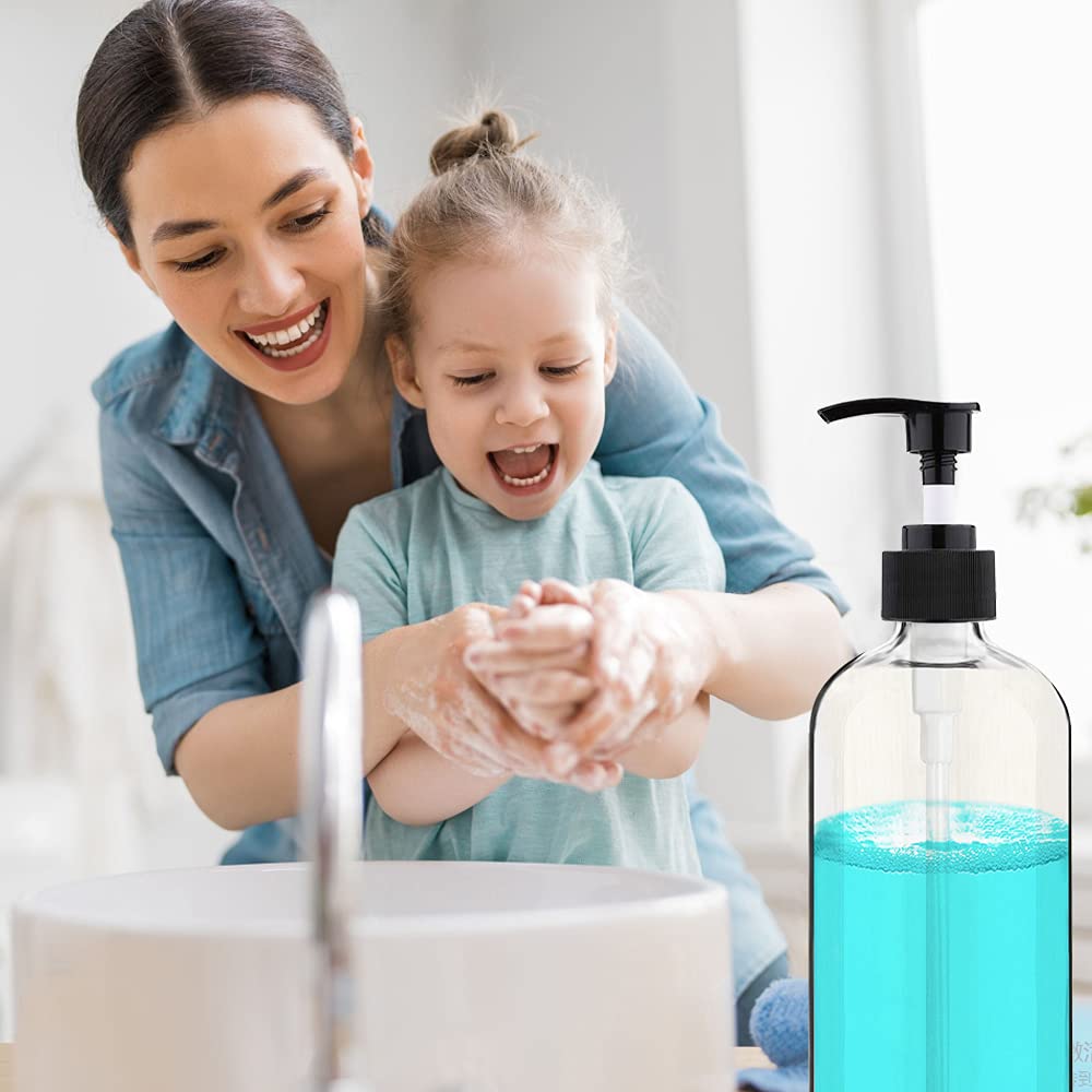 Vioetry two-pack refillable bottles suited for kitchen, bath, and office