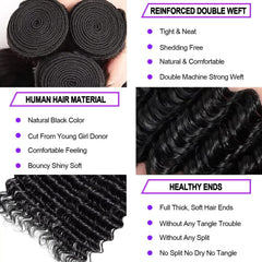 Violet 12A bundles deep-wave 22in shows dramatic length with soft, bouncy waves