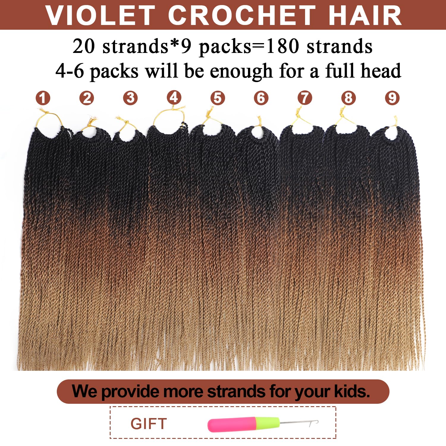 VIOLET 18-inch length in color 1B3027 for everyday looks