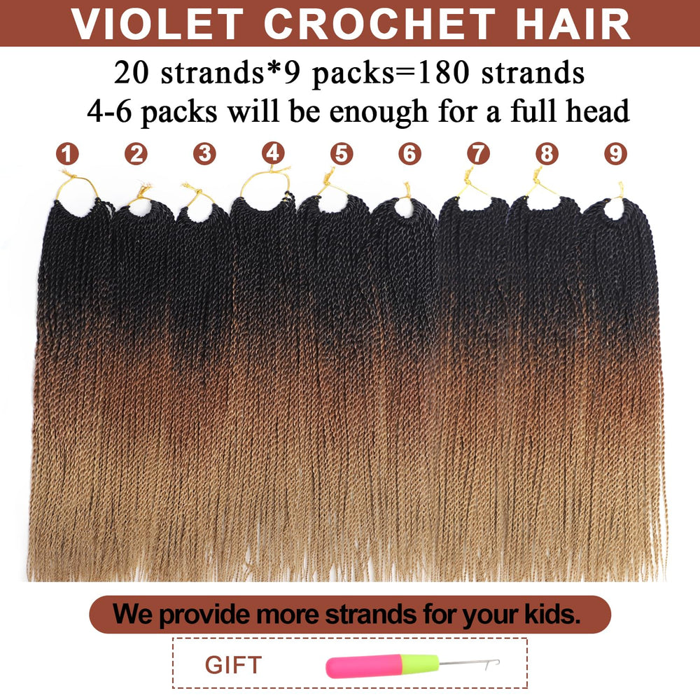 VIOLET 18-inch length in color 1B3027 for everyday looks